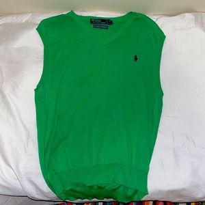 LARGE Green Sweater Vest